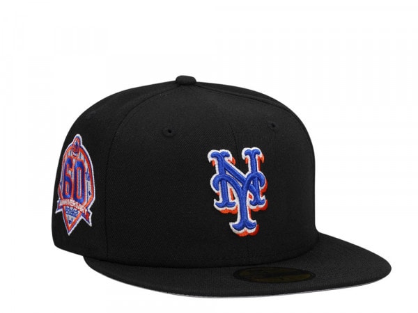 New Era New York Mets 60th Anniversary Classic Black Edition 59Fifty Fitted Cap