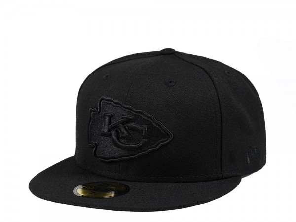 New Era Kansas City Chiefs Black on Black Edition 59Fifty Fitted Cap