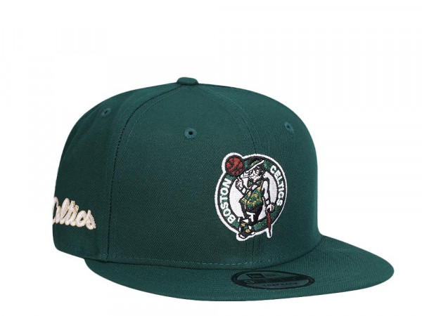 New Era Boston Celtics Green Script Logo Edition 9Fifty Snapback Cap