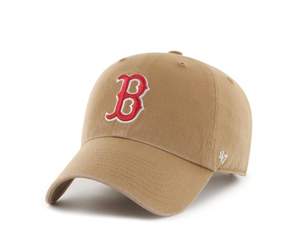 47Brand Boston Red Sox Caramel Clean up Strapback Cap
