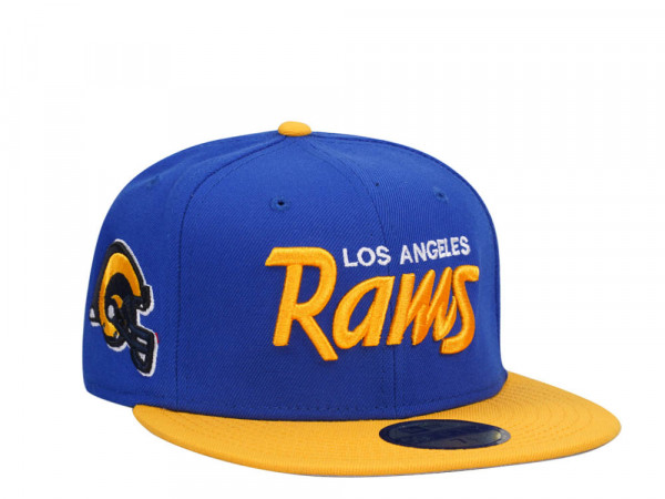 New Era Los Angeles Rams Blue Two Tone Classic Edition 59Fifty Fitted Cap