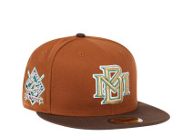 New Era Milwaukee Brewers 25th Anniversary Bourbon and Suede Edition 59Fifty Fitted Cap