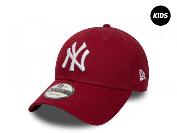 New Era New York Yankees Maroon Kids 9Forty Strapback Cap