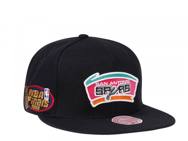 Mitchell & Ness San Antonio Spurs NBA Finals 1999 Black Snapback Cap