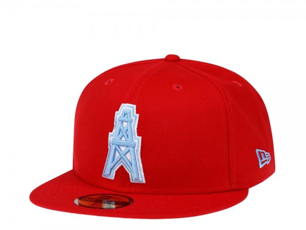 New Era Houston Oilers Red Classic Edition 59Fifty Fitted Cap