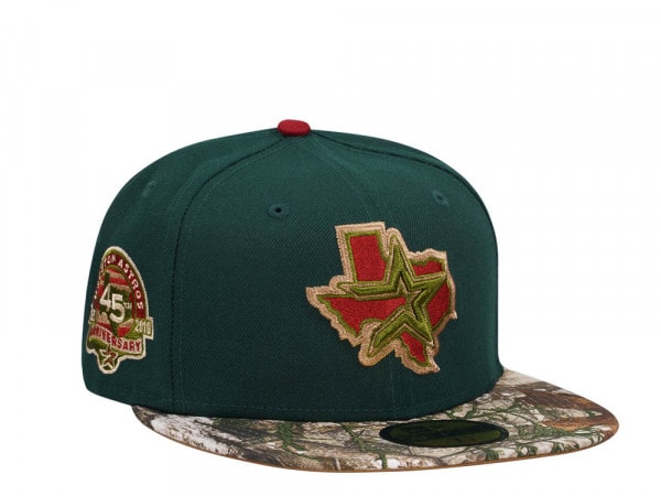 New Era Houston Astros 45th Anniversary Real Tree Two Tone Edition 59Fifty Fitted Cap