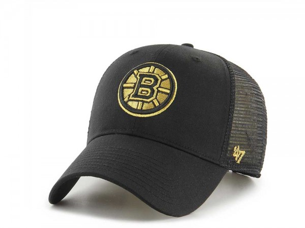 47Brand Boston Bruins Gold Classic Trucker Snapback Cap