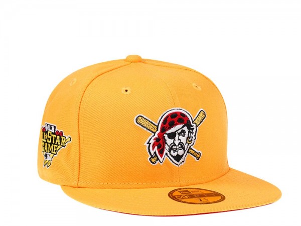 New Era Pittsburgh Pirates All Star Game 2006 Yellow Red Edition 59Fifty Fitted Cap