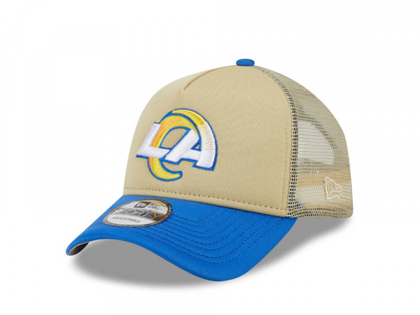 New Era Los Angeles Rams All Day Two Tone 9Forty A Frame Trucker Snapback Cap