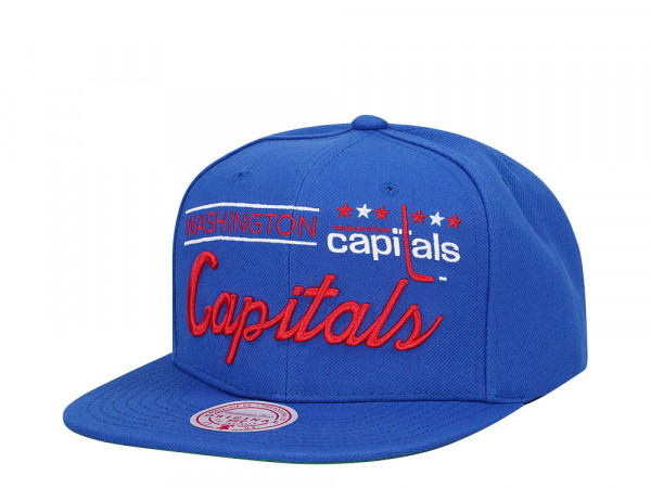 Mitchell & Ness Washington Capitals Lock Up Vintage Snapback Cap