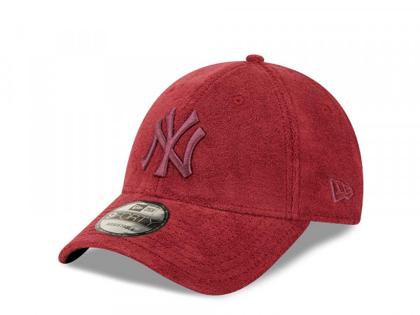 New Era New York Yankees Towelling Maroon 9Forty Snapback Cap