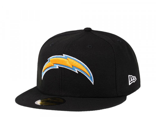 New Era Los Angeles Chargers Black Classic Edition 59Fifty Fitted Cap