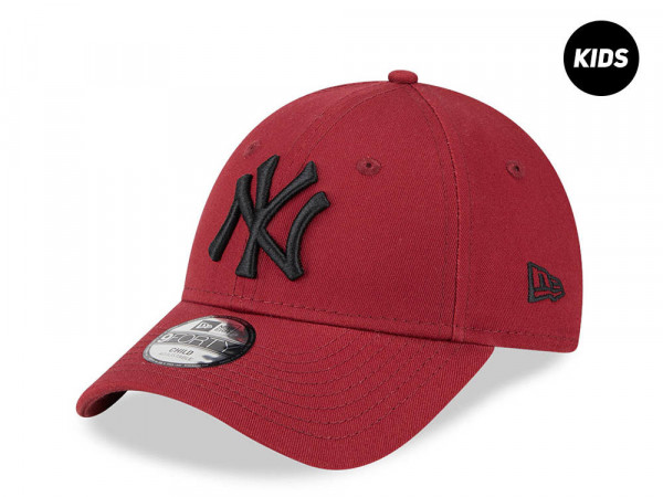 New Era New York Yankees Essential League Maroon Kids 9Forty Strapback Cap