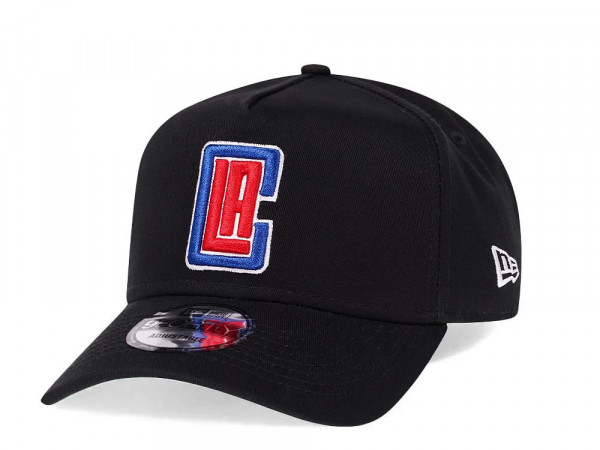 New Era Los Angeles Clippers Black 9Forty A Frame Snapback Cap