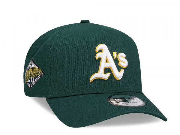 New Era Oakland Athletics 25th Anniversary Green Throwback Edition 9Forty A Frame Snapback Cap