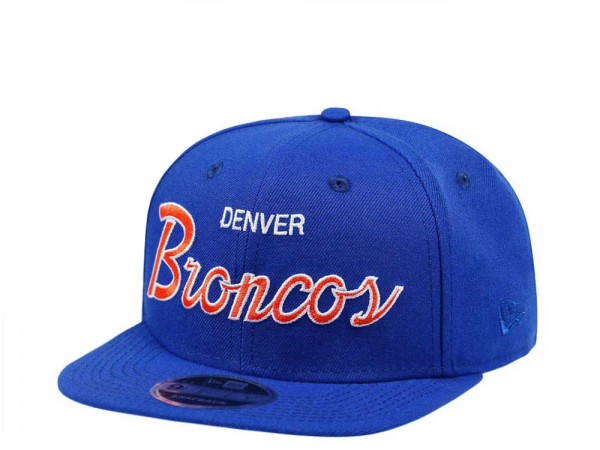 New Era Denver Broncos Original Fit Script Edition 9Fifty Snapback Cap