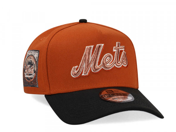 New Era New York Mets 25th Anniversary Rusty Copper Two Tone Edition 9Forty Snapback Cap