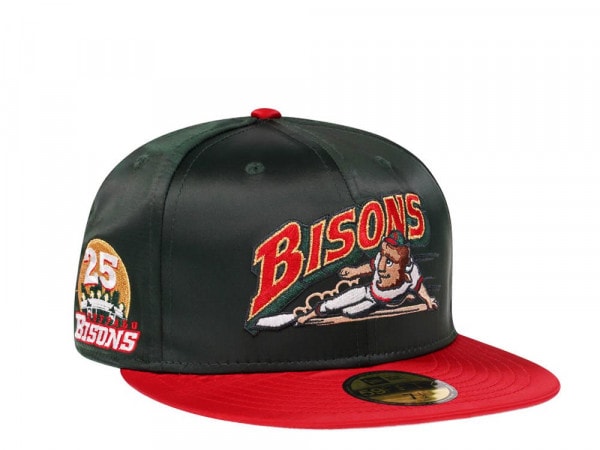 New Era Buffalo Bisons 25th Anniversary Satin Jacket Elite Edition 59Fifty Fitted Cap