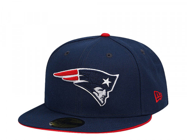 New Era New England Patriots Blue and Red Edition 59Fifty Fitted Cap