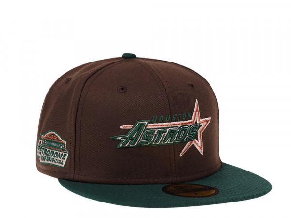 New Era Houston Astros Astrodome Forrest Green Prime Edition 59Fifty Fitted Cap