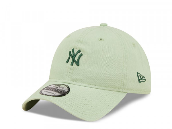 New Era New York Yankees Mini Logo Green 9Twenty Strapback Cap