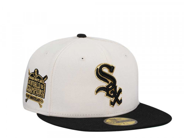 New Era Chicago White Sox 10th Anniversary Throwback Gold Two Tone Edition 59Fifty Fitted Cap