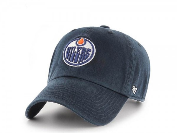 47brand Edmonton Oilers Clean up Strapback Cap