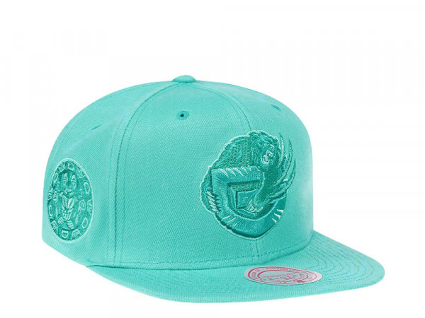 Mitchell & Ness Vancouver Grizzlies Teal Hardwood Classic Snapback Cap