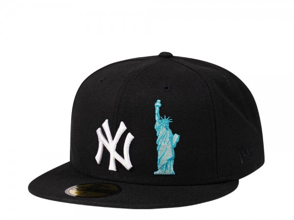New Era New York Yankees NYC Icons Black and Pink Edition 59Fifty Fitted Cap