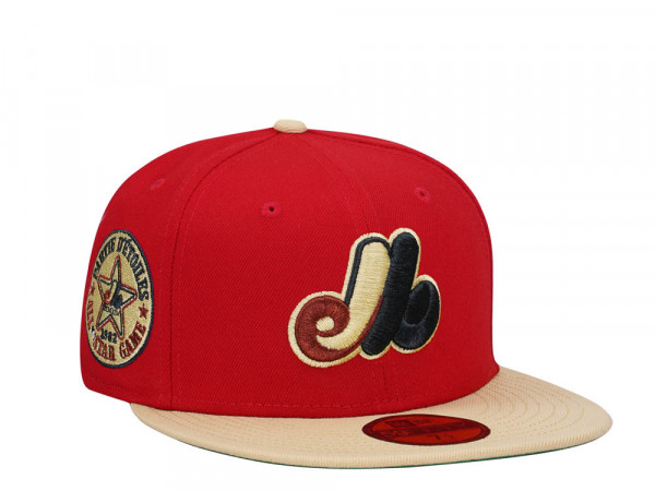 New Era Montreal Expos All Star Game 1982 Red Vegas Two Tone Edition 59Fifty Fitted Cap