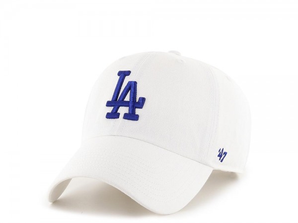 47Brand Los Angeles Dodgers Blue and White Clean up Strapback Cap