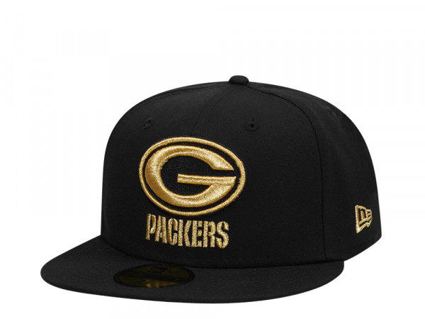 New Era Green Bay Packers Black and Gold Edition 59Fifty Fitted Cap
