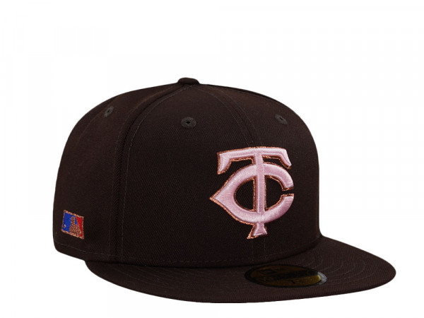 New Era Minnesota Twins Burnt Copper Pink Edition 59Fifty Fitted Cap
