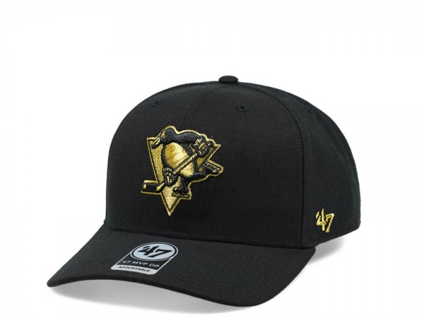 47Brand Pittsburgh Penguins Pure Gold Edition MVP DP Snapback Cap
