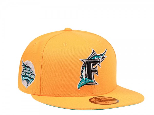 New Era Florida Marlins World Series 2003 Champions Flash Yellow Edition 9Fifty Snapback Cap
