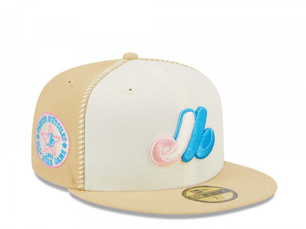 New Era Montreal Expos Stitch All Star Game 1882 Gold Edition 59Fifty Fitted Cap