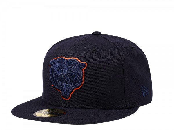 New Era Chicago Bears Orange Pop Edition 59Fifty Fitted Cap