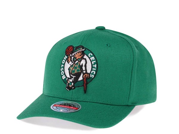 Mitchell & Ness Boston Celtics Team Ground Red Line Solid Flex Snapback Cap