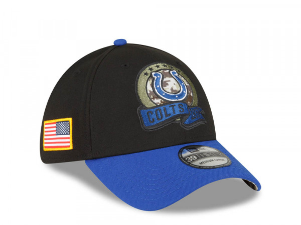 New Era Indianapolis Colts Salute to Service 2022 39Thirty Stretch Cap