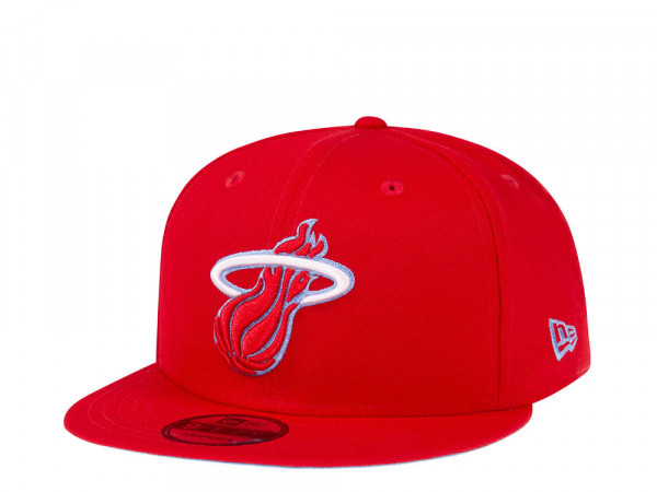 New Era Miami Heat Red Sky Blue Edition 9Fifty Snapback Cap