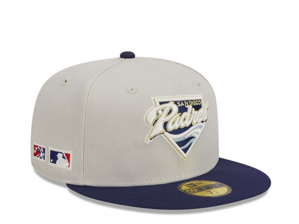 New Era San Diego Padres Farm Team Stone Throwback Two Tone Edition 59Fifty Fitted Cap