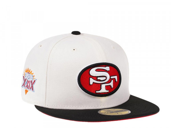 New Era San Francisco 49ers Super Bowl XXIX Cream Dome Edition 59Fifty Fitted Cap
