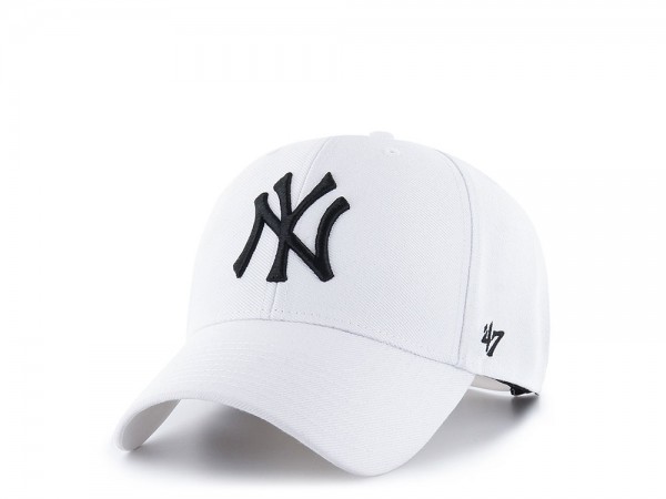 47Brand New York Yankees MVP White Snapback Cap