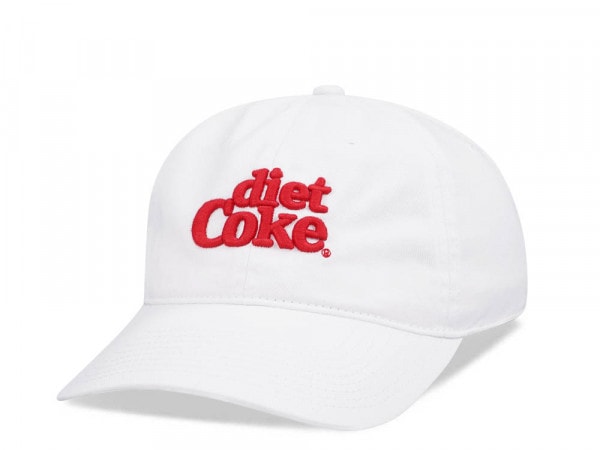 American Needle Diet Coke Ballpark White Vintage Casual Strapback Cap
