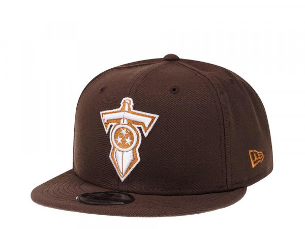 New Era Tennessee Titans Brown Caramel Edition 9Fifty Snapback Cap