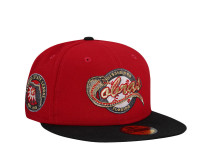 New Era Kissimmee Cobras Scarlett Metallic Two Tone Edition 59Fifty Fitted Cap