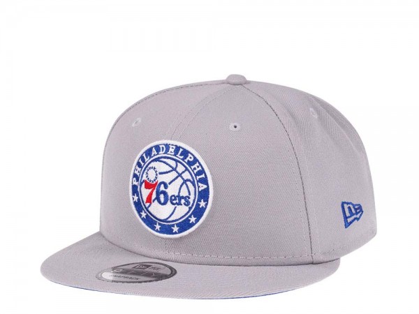 New Era Philadelphia 76ers Fresh Grey Edition 9Fifty Snapback Cap
