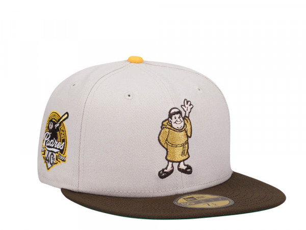 New Era San Diego Padres 40th Anniversary Stone Gold Two Tone Edition 59Fifty Fitted Cap