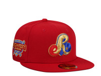 New Era Round Rock Express Golden Red Edition 59Fifty Fitted Cap