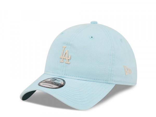 New Era Los Angeles Dodgers Mini Logo Light Blue 9Twenty Strapback Cap